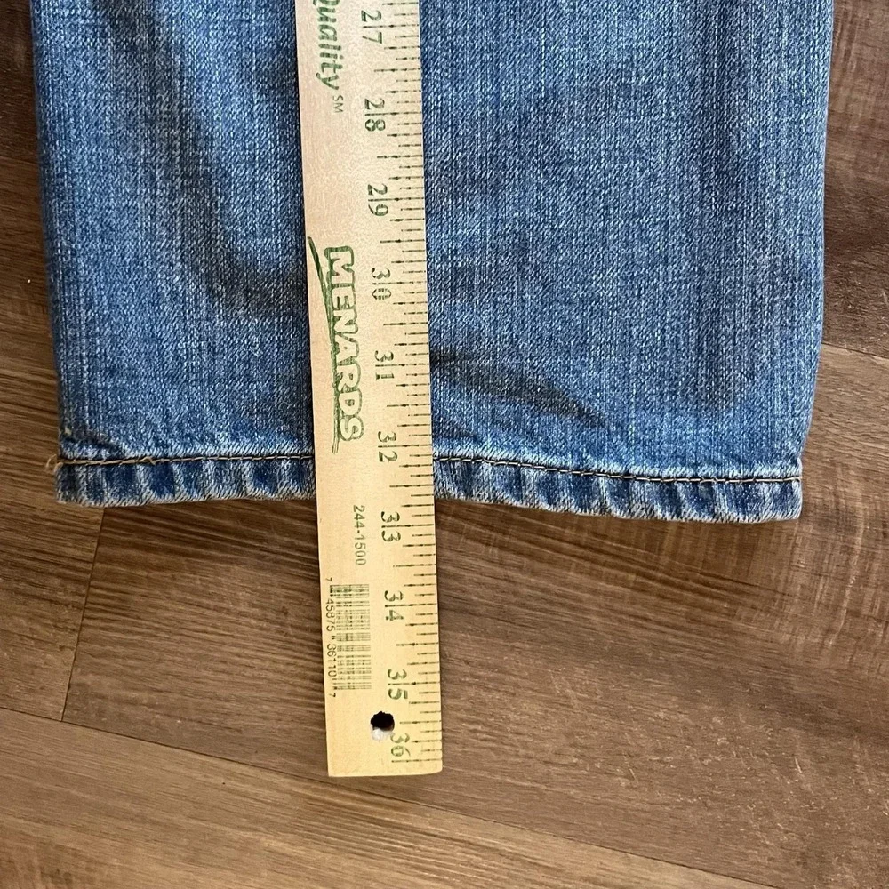 Levis 527 Jeans Mens 36x32 Blue Medium Wash Slim Bootcut Low Rise Denim